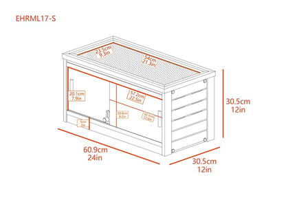 New Age Pet ECOFLEX Small Reptile Enclosure with Matching Cabinet Stand Set in Grey - color: Grey, size: Small