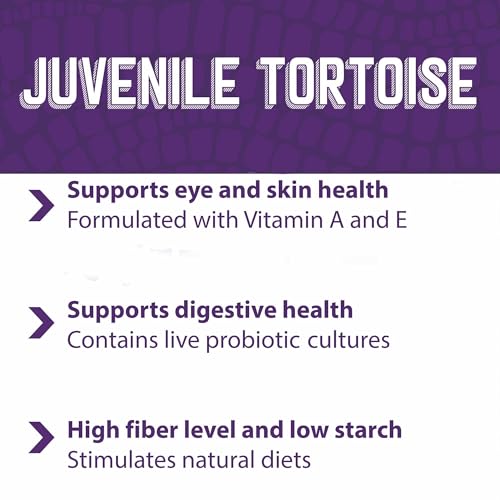 Mazuri | Juvenile Tortoise Food for Baby Tortoises | 8 Ounce (8 oz) Bag