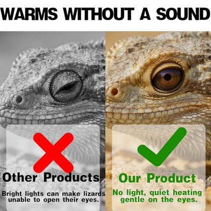 25W Reptile Heat Lamp(2-Pack) Ceramic Heat Emitter- Non-Light Emitting, 24/7 Safe Heating for Terrariums, Brooders & Incubators-Turtle Lizard Bearded Dragon Snake Small Pets E26 - size: 25 Watts