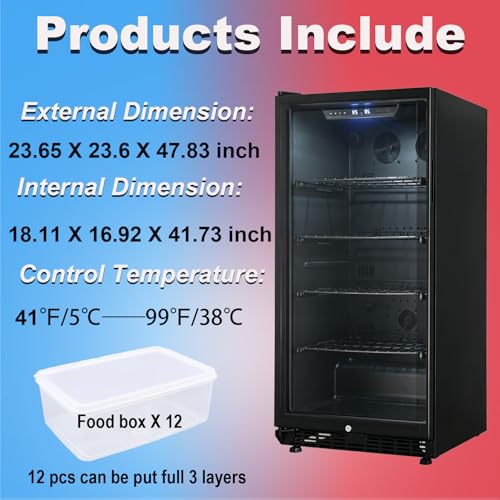 Large Automatic Incubator Incubator Cooling and Heating 41℉ to 100℉ 110V， ReptileIncubator for Hatching Eggs, Reptile Egg Incubator W/Precise Temperature Control LED (240L) - size: 240L