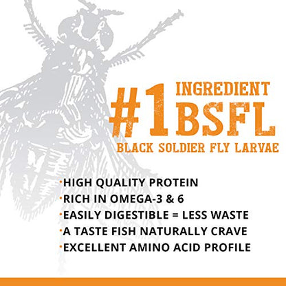 Fluval Bug Bites Goldfish Fish Food, Pellets for Medium to Large Sized Fish, 3.53 oz, A6584 | Pellets for Medium to Large Sized Fish - size: 3.5 Ounce (Pack of 1)