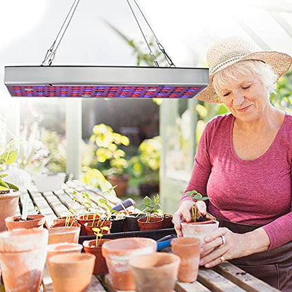 LED Grow Lights, Full Spectrum Grow Lamp with IR & UV LED Plant Lights for Indoor Plants,Micro Greens,Clones,Succulents,Seedlings,Panel Size 12x4.7 inch - size: 12 x 4.7 inches