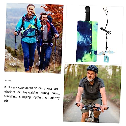 Abaodam Adjustable Reptile Carrier Sling Bag with Canvas Capacity Bearded Dragon Leash Harness for Outdoor Travel Comfortable Wide Strap Lizard Carrying Case for Hiking and Cycling