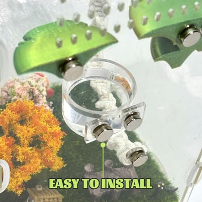 Jumping Spider Feeding Dish Set, Magnetic Water Bowl, Reptile Feeding Tongs, Jumping Spider Enclosure Accessories