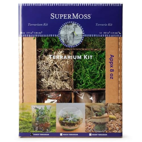 SuperMoss (90421) Terrarium Kit, 8 oz, Forest