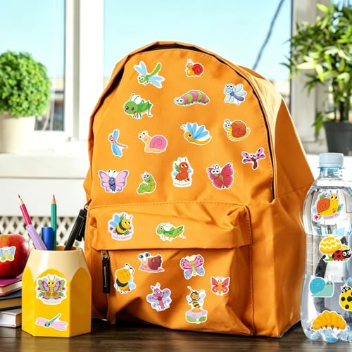 462Pcs Insect Stickers, Self Adhesive Insect Decorations Sticker Bulk Bee Ladybug Stickers for Scrapbooks Envelopes Cards Gifts Crafts Decor Classroom Rewards - style: Insect Bee