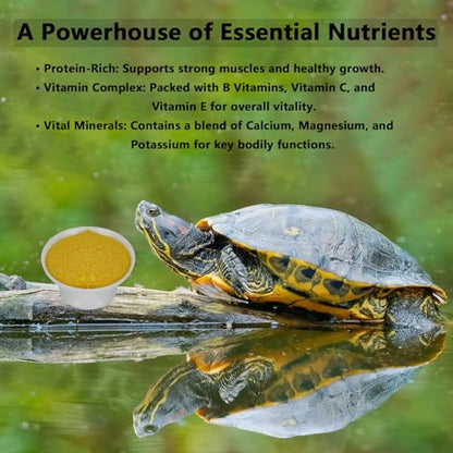 Premium Bee Pollen for Bearded Dragons, Reptiles, Chameleons, Geckos, Amphibians, Natural Appetite and Immune Support, 8 oz Resealable Bag