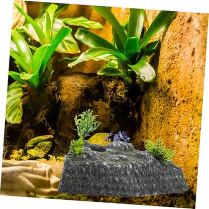 Toddmomy Turtle Basking Platform Climbing Ramp and Floating Island Natural Habitat Decor for Aquariums Resting Terrace for Tortoises and Reptiles Physical Activity and Reduces Stress