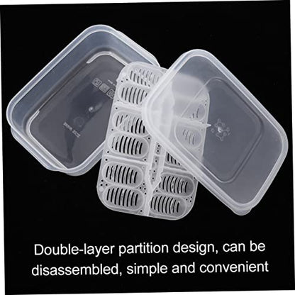 Kisangel Reptile Tank Accessory Hatching Incubation Box Breeding Box Reptile Substrate Tray