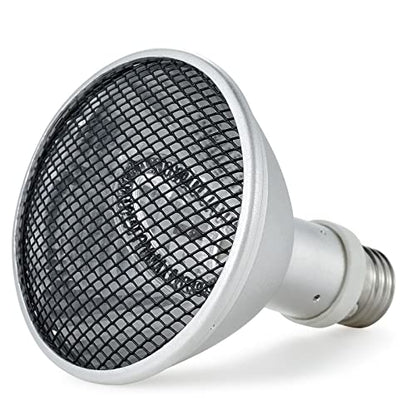 Deep Heat Projector Reptile Heat Lamp Bulb (DHP 100W, PAR30), Basking Light for Bearded Dragon & Leopard Gecko, Carbon Infrared Heater for Amphibian Pet