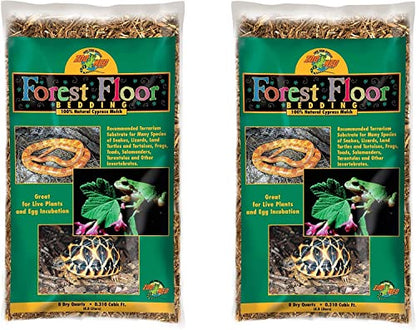 's Bundle with Zoomed Forest Floor (8 Quart) 2 Pack & Includes Attached DBDPet Pro-Tip Guide
