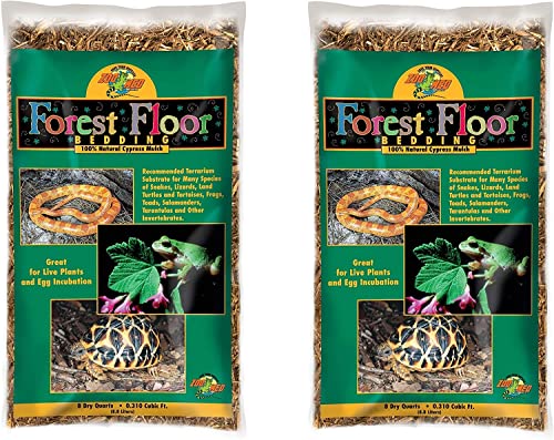's Bundle with Zoomed Forest Floor (8 Quart) 2 Pack & Includes Attached DBDPet Pro-Tip Guide