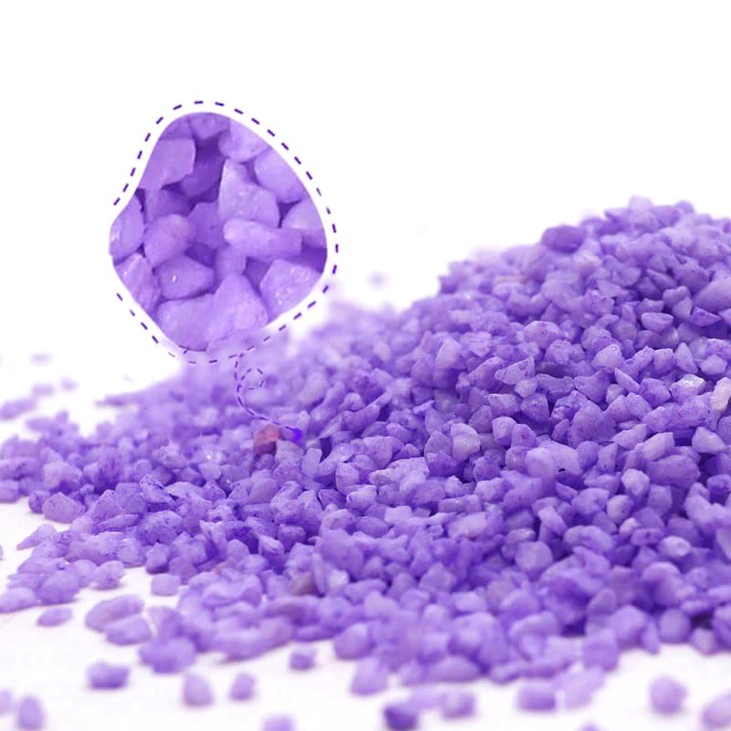Purple Substrate Sand, Reptiles, Aquarium Decorations, Aquarium Sand, Terrarium Bedding, Fish, Amphibians Shallow-Water Creature Supplies (200, g)