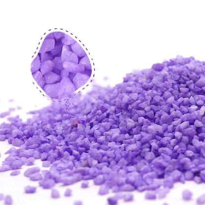Purple Substrate Sand, Reptiles, Aquarium Decorations, Aquarium Sand, Terrarium Bedding, Fish, Amphibians Shallow-Water Creature Supplies (200, g)