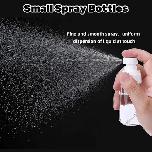 Spray Water Bottle Hair Mister Fine Mist Stylist Sprayers 360 Empty Small Misting Spritzer erfume Atomizer with Pump Clear Containers (4PCS/1oz) - color: 1oz - 4Pack 4