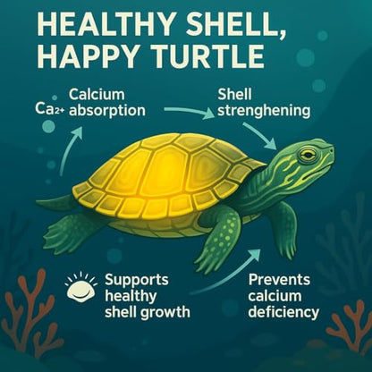 Shellstrong Premium Calcium Block for Aquatic Turtle - Slow Release Water Tank Conditioner - Cuttlebone for Aquarium - Turtle Tank Accessories - 20 Gallon Aquatic Treatment (5 Calcium Blocks) - size: 5 Calcium Blocks