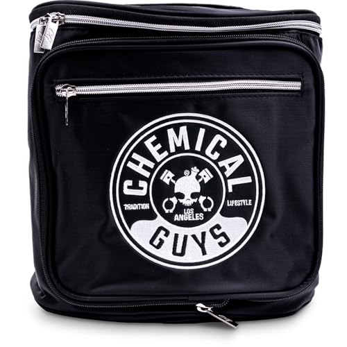 Chemical Guys, Detailing Arsenal Bag & Trunk Organizer, Small, 12 Bottles | Durable bag organizes up to twelve 16 oz bottles plus tools and towels, folds for easy trunk and garage storage
