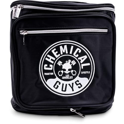 Chemical Guys, Detailing Arsenal Bag & Trunk Organizer, Small, 12 Bottles | Durable bag organizes up to twelve 16 oz bottles plus tools and towels, folds for easy trunk and garage storage