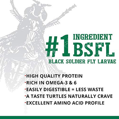 Fluval Bug Bites Turtle Food, 1.5 oz, Brown | Pellets for Small to Medium Sized Turtles, A6592 - size: 1.5 Ounce (Pack of 1)