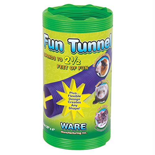 Ware Manufacturing Fun Tunnels Play Tube for Small Pets, 30 X 4 Inches - Medium - size: Medium
