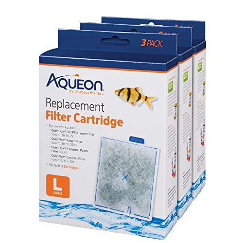 Aqueon Aquarium Fish Tank Replacement Filter Cartridges Large - 9 pack - size: 9 Pack