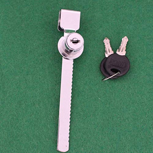 Cabinet Locks,Drawer Lock,Mailbox Lock,Durable Terrarium Showcase Display Cabinet Sliding Glass Door Window Lock with 2 Keys