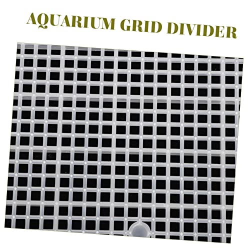 Totority 4pcs Aquarium Divider Grid Separator for Mixed Breeding Cups Isolation Board for Fish Tanks and Reptiles