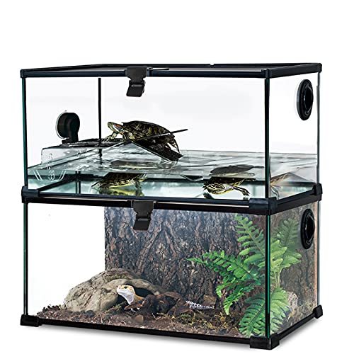 4pcs Terrarium Cover Clips Terrarium Screen Cover Clip Fresh Air Non- Locking Screen s - Escape Feeding Tank Latch for Glass Turtle Reptile Parts Aquarium s