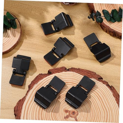 Sosoport 6pcs Reptile Feeding Box Latch Plastic Escape Prevention Buckles for Glass Turtle Tanks and Tropical Ecological Terrariums Easy Installation and Secure Locking