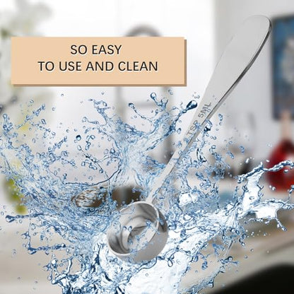 1PCS 1/2TSP(2.5ML) Measuring Spoon, 18/8(304) Stainless Steel Tablespoon | Precise, Food-Grade, ‌Rust-Free, Sturdy & Durable, Dishwasher-Safe - size: 1/2 tsp | 1/6 tbsp | 2.5 ml | 1/12 oz