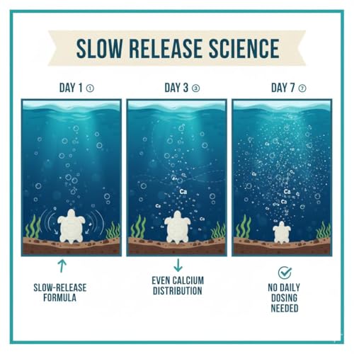 Shellstrong Premium Calcium Block for Aquatic Turtle - Slow Release Water Tank Conditioner - Cuttlebone for Aquarium - Turtle Tank Accessories - 20 Gallon Aquatic Treatment (5 Calcium Blocks) - size: 5 Calcium Blocks