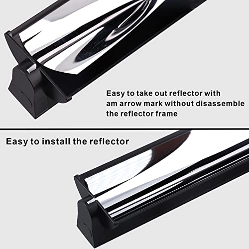 Aiicioo T5 UVB Lighting Combo Kit - Desert 10.0 Terrarium Hood Light Fixture & High Output T5 HO UVB Bulb for Reptiles Chameleon Gecko (22Inch 24W) - size: 22Inch 24W