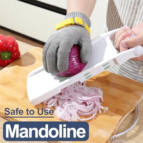 Dowellife ANSI A9 Cut Resistant Glove Food Grade, Stainless Steel Mesh Metal Knife Cutting Glove for Butcher Meat Cutting Oyster Shucking Kitchen Mandoline Chef Slicing Fish Fillet (Small-12 Pcs) - size: Small (Pack of 12)