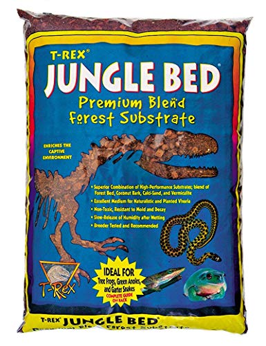 T-Rex Reptile Terrarium Substrate Bedding- Jungle Bed (4qt)