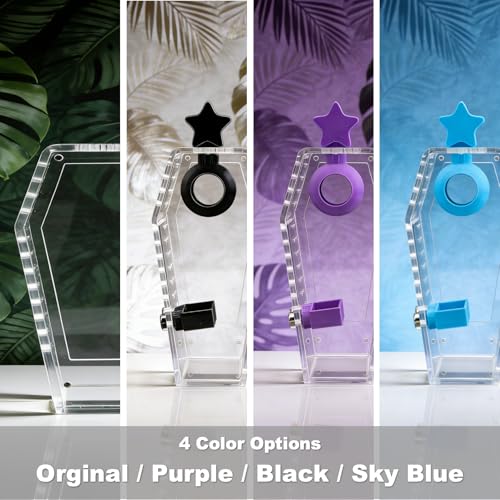 Jumping Spider Enclosure Kit Terrarium, Acrylic Enclosure Only | Air-Permeable, Gap-Free Design, Escape-Proof Jumping Spider Enclosure - color: Crystal Clear