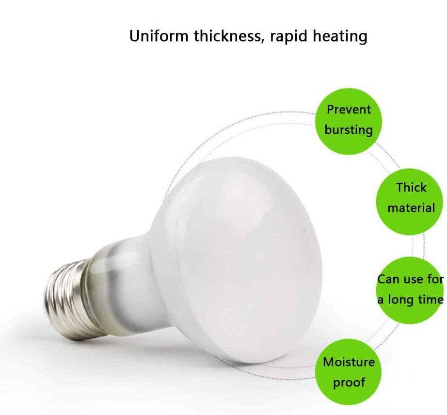 100W UVB UVA Reptile Heat Lamp Bulbs,100W Amphibian Terrarium Basking Spot Lamp,Simulate Natural Sunlight UVA Daylight for Bearded Dragons, Lizards, Turtles, and Snakes,2 Pack