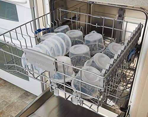 DuraHome Food Storage Containers with Lids 8oz, 16oz, 32oz Freezer Deli Cups Combo Pack, 44 Sets BPA-Free Leakproof Round Clear Takeout Container Meal Prep Microwavable, Airtight Lids (Mixed Sizes) - style: 44 Sets - Mixed sizes