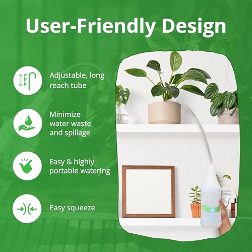 UpBloom - 32 Oz Squeeze Bottle for Hanging Plants, Squirt Bottle/Water Container for Outdoor/Indoor Hanging Plant Made in The USA (Great Alternative for Outdoor/Indoor Watering Can) - style: 1 Pack