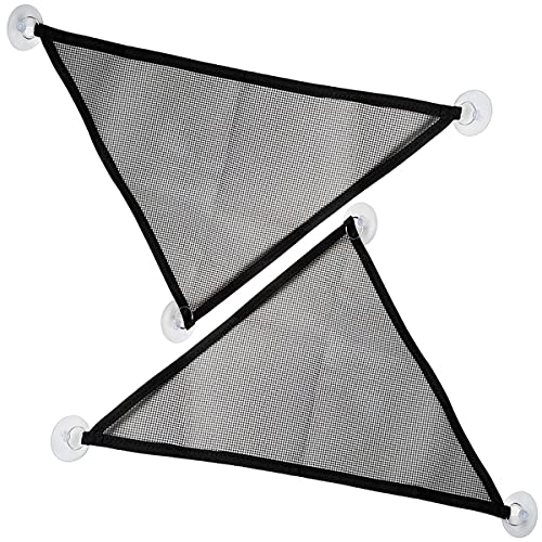 2 Pcs Bearded Dragon Lizard Hammock, Geckos Hammock, Breathable Mesh Reptile Hammock, Suitable for Iguanas, Anoles, Geckos, Snakes, Chameleon（Black） - color: black