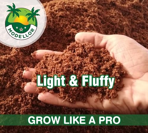 (10 lb) Premium Super Washed Coco Coir Brick, High Yield 18 to 20 gallons [72 to 80 quarts], Seed Starter, Organic, pH Balanced, Gardening, Indoor, Outdoor use
