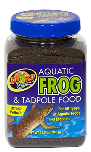 Zoo Med Aquatic Frog and Tadpole Food, 12 Ounces Each, Made in The USA (12 Ounces) - size: 12 Ounce (Pack of 1)