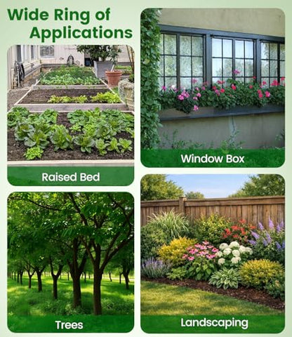 132FT Drip Irrigation Tubing Kit with 1/2 inch Drip Irrigation Tubing, 1/4 inch Irrigation Dripline, and Irrigation Parts for Garden, Raised Beds, and Greenhouse Watering - size: 132FT