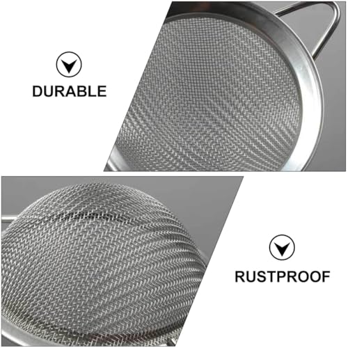 NUOBESTY 2pcs Reptiles Sand Shovel and Dung Filtering Mesh Scoop Metal Sieve for Reptile Box Cleaning and Substrate Sifting in Terrariums