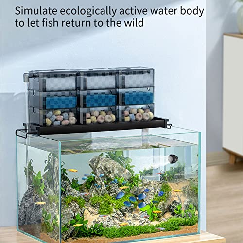 Mini Aquarium Pump Wave maker For Aquarium USB Power Connector 530GPH (2000L/H) Circulation Water Pump 5W DC 5V With Magnetic DC Powerhead For Tanks Up to 14 Inches And 5 10 20 Gallons Fish Tank