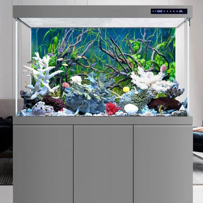 AWERT 48x24 inches Tropical Fish Tank Background River Bed & Lake Aquatic Plant Undersea Tree Branch Aquarium Background Vinyl - size: 48x24in/120x60cm