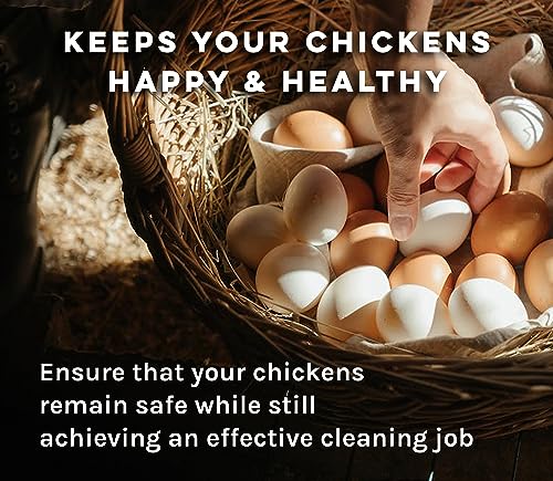 MICROBE-LIFT Chicken Coop Cleaner and Odor Eliminator, Use on All Surfaces and Supplies, Turns Chicken Poop Into Fertilizer, Ammonia Reducer, Highly Concentrated and Safe Formula, 1 Gallon - size: 128 Fl Oz (Pack of 1)