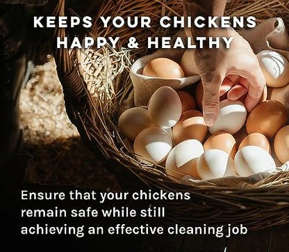 MICROBE-LIFT Chicken Coop Cleaner and Odor Eliminator, Use on All Surfaces and Supplies, Turns Chicken Poop Into Fertilizer, Ammonia Reducer, Highly Concentrated and Safe Formula, 1 Gallon - size: 128 Fl Oz (Pack of 1)
