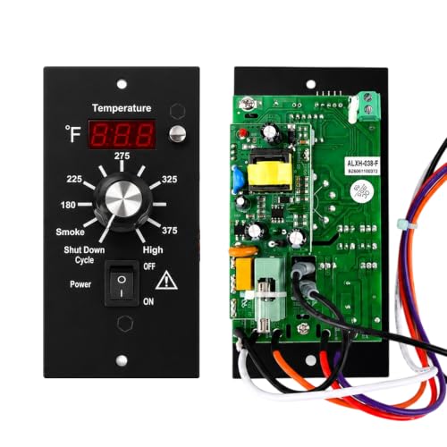 Digital Thermostat Controller, LED Display Temperature Control Panel Barbecue Grill Replacement Part, Replacement Thermostat Kit Parts Digital Pro Controller for All Traeger (with 7'' Probe Sensor) - size: with 7'' Probe Sensor
