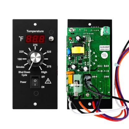 Digital Thermostat Controller, LED Display Temperature Control Panel Barbecue Grill Replacement Part, Replacement Thermostat Kit Parts Digital Pro Controller for All Traeger (with 7'' Probe Sensor) - size: with 7'' Probe Sensor