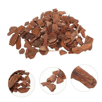 1bag Natural Reptile Bark Bedding Cork Bark Chips for Reptile Tank Decor Terrarium Substrate Lizard Bedding Chips Tree Decor for